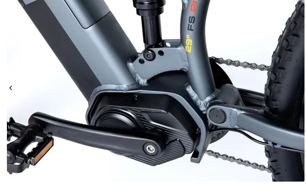 Bicicleta eléctrica E-MTB Full Suspension 29” PRO Motor Central